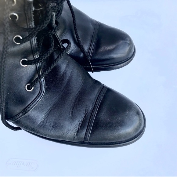 Rare! Vintage GUESS by Marciano Lace Up Boots! Combat Granny Grunge Boots 90s - Picture 6 of 9